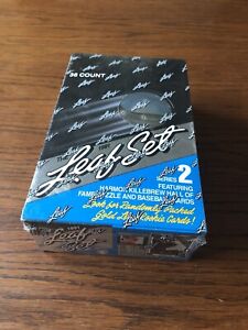 1991 Leaf Set Series 2 Baseball Box Factory Sealed 36 Packs