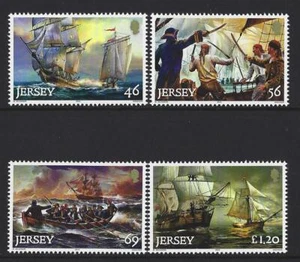JERSEY 2014 PIRATES AND PRIVATEERING SET 4 UNMOUNTED MINT, MNH - Picture 1 of 1