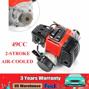 2 STROKE 49CC ENGINE MOTOR PULL START FOR POCKET MINI BIKE GAS SCOOTER ATV - Picture 1 of 17