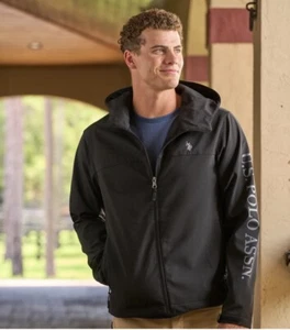 U.S. Polo Assn Men's Soft Shell Jacket - Picture 1 of 8