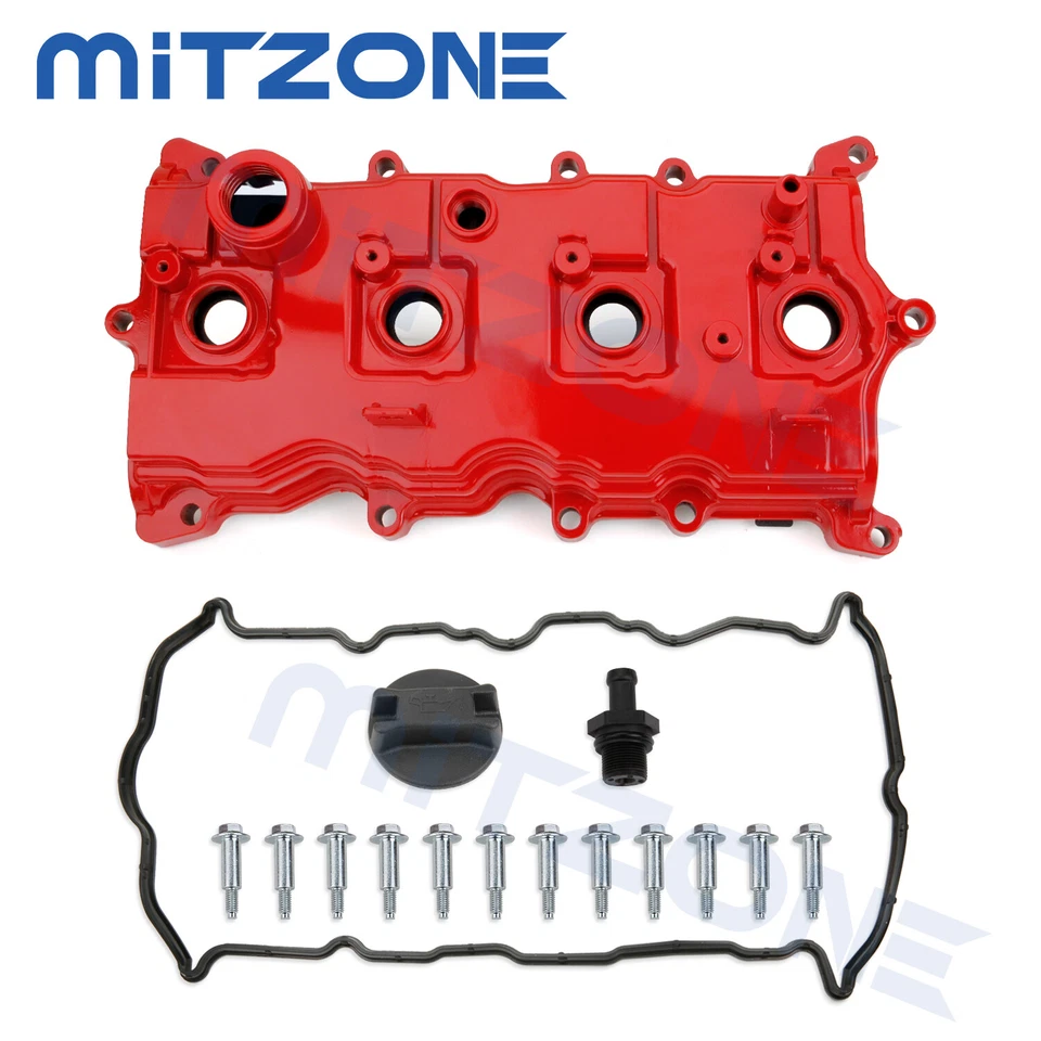 UPGRADED ALUMINUM Valve Cover Kit for 2007-2012 Nissan Altima Sentra SE-R 2.5L🚗 - Imagem 1 de 4