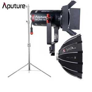 Aputure LS 60d LED Video Light,60W 5600k Daylight + Light Dome Mini III + Stand - Picture 1 of 12