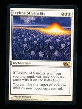 * * 1x Leyline of Sanctity x1 * * M11 MTG LP Lightly Played