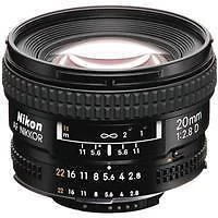 Nikon NIKKOR 20mm f/2.8 D CRC AF SIC Lens