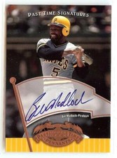2005 UPPER DECK PAST TIME PENNANTS SIGNATURES BILL MADLOCK AUTO!!