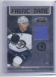 12-13 2012-13 CERTIFIED BRYAN LITTLE FABRIC OF THE GAME JERSEY /299 BLI JETS - Picture 1 of 1