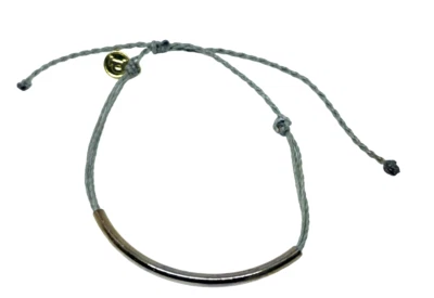 Pura Vida трубка шнур зеленый браслет узел застежки регулируемый - Изображение 1 из 4