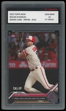 NOLAN SCHANUEL 2023 TOPPS NOW 1ST GRADED 10 (CALL UP) ROOKIE CARD RC #725 ANGELS