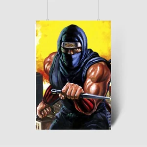 Póster Ninja Japonés | Juego Arcade Gaiden Clásico | Impresiones de Alta Calidad - Imagen 1 de 2
