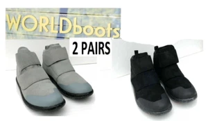 BLACK FRIDAY LOTE 2 Zapatillas Originales Worldboots talla 10 PIEDRA CALIZA NEGRAS Unisex - Imagen 1 de 12