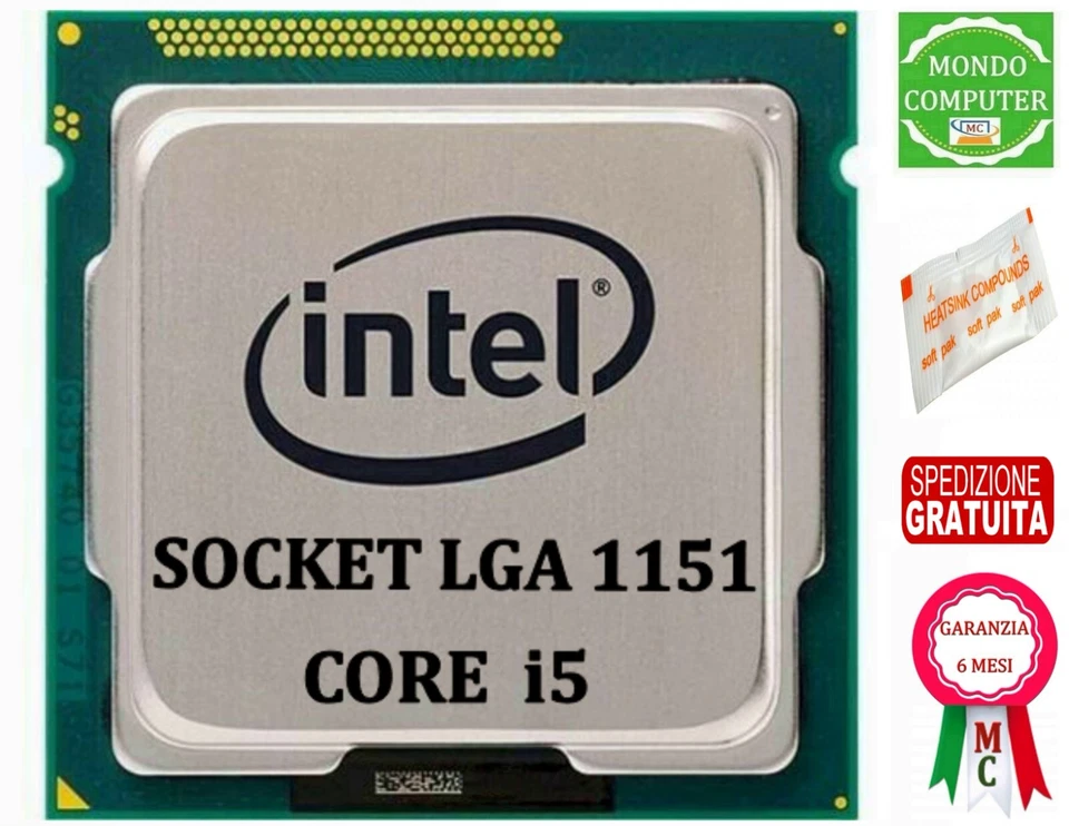 PROCESSORE SOCKET 1151 INTEL CORE i5 6500 # SR2L6 - Immagine 1 di 1