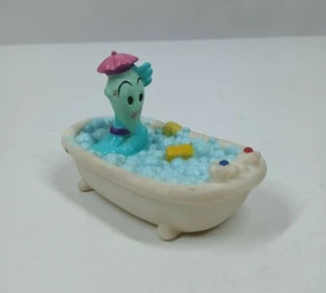 Vintage 1990 Warner Bros Tiny Toon Gogo Dodo In Bathtub Water Toy McDonalds - Picture 1 of 7