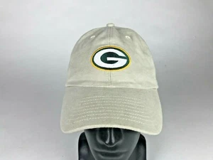 NFL Herren beige verstellbar runder Schirm Schraube Patch Strapback Baseball Kappe Einheitsgröße - Bild 1 von 6