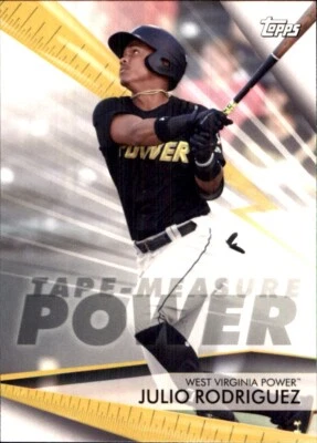 2020 Topps Pro Debut Tape-Measure Power #TMPJR Julio Rodriguez SEATTLE MARINERS - Image 1 of 2