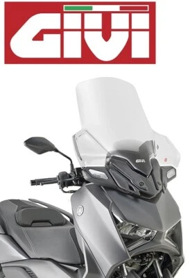 PARABREZZA COMPLETO trasparente YAMAHA X-Max 125 / 300 2023 2024 GIVI 73 x 62 cm - Immagine 1 di 4