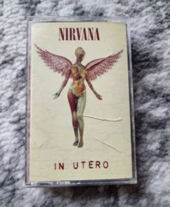 Nirvana Cassette Tape - In Utero - Geffen Records 1993 Original - Kurt Cobain - Picture 1 of 7