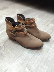 Steve Madden Rascal Tan Ankle Booties Size 9.5 - Picture 1 of 8