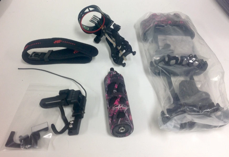 NUEVO KIT DE ACCESORIOS CAMUFLAJE PSE TIRO CON ARCO NIÑA FANGOSA CON ESTABILIZADOR DE VISTA RESTO CARCAJ Foto 1 de 1