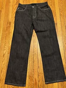 Vintage Enyce Jeans Men 36x33 Loose Baggy Grunge Embroidered Hip Hop Y2K - Picture 1 of 9
