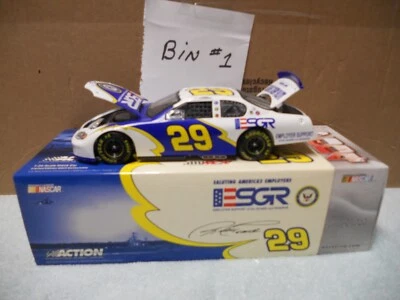 1/24 Action 2004 nascar #29 Ricky Craven ESGR - Navy Chevy Monte Carlo - Image 1 of 4