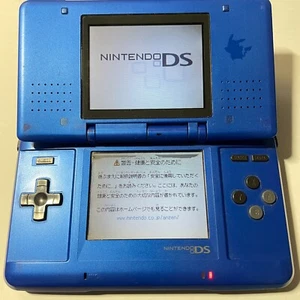 Nintendo DS Poke Park Pokepark Console Pokemon Blu Giappone Testata - Foto 1 di 9