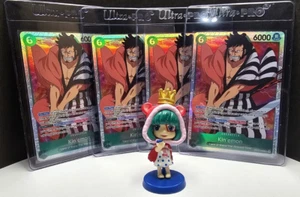 4 x One Piece Card Game Kin emon OP01 040 SR Romance Dawn English NM/M Playset - Foto 1 di 1