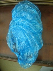 Shower Caps - Reusable - Qty of 20 - Blue -NEW - Picture 1 of 1