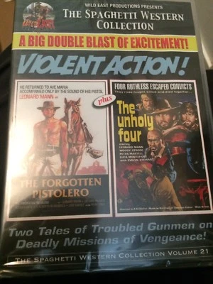 The Forgotten Pistolero/ The Unholy  Four wild east out of print - Image 1 of 2