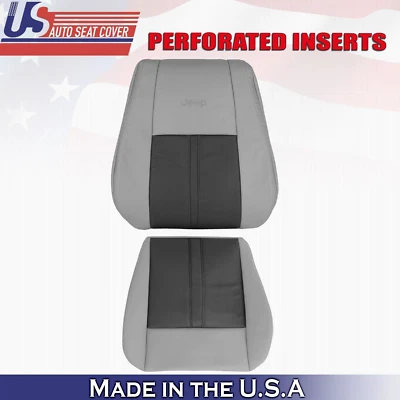 Jeep Grand Cherokee Limited 2006 cubierta superior e inferior de cuero gris para conductor Foto 1 de 4