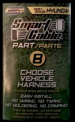 Kit de arnés de cables METRA 1991-2002 HYUNDAI SMART CABLE B 80-7300 *NUEVO* Foto 1 de 2