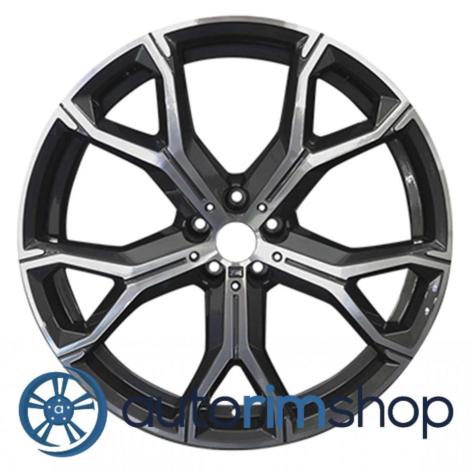 Llanta trasera estilo OEM BMW X5 X6 2019 2020 2021 2022 21" 741M Foto 1 de 1
