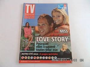 TV MAGAZINE DU 1/7/2012 ALEXANDRA ROSENFELD SERGIO PARISSE THIERRY ROLAND D27 - Picture 1 of 1