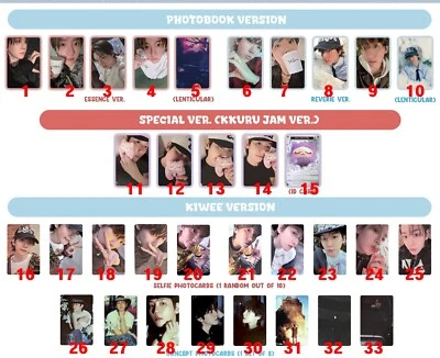 BAEKHYUN Essence of Rever Album genuine Official PHOTOCARD PHOTO CARD KPOP 엑소. - Image 1 of 4