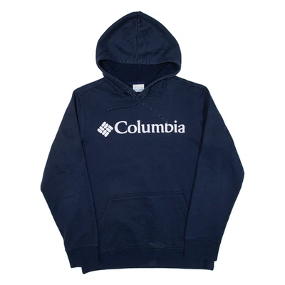 COLUMBIA Mens Blue Hoodie S - Image 1 of 4
