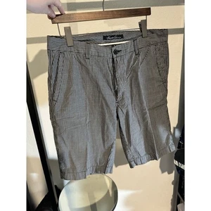 Kenneth Cole New York Shorts Mens 34 Gingham Plaid Long Relaxed Fit Outdoor - Picture 1 of 6