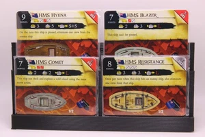 WizKids Pirates 4 Ships HMS Hyena HMS Comet HMS Blazer HMS Resistance - Picture 1 of 1