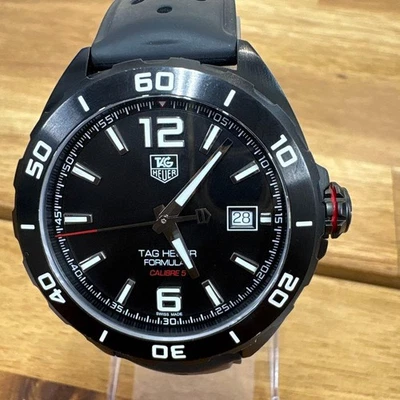 TAG HEUER Formula 1 WAZ2115 Stainless Steel Rubber Black Dial 42mm - Image 1 of 4