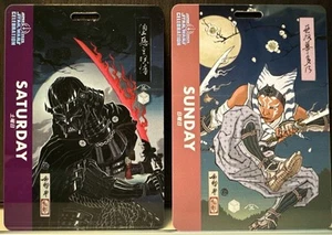 Darth Vader Ahsoka Tano set Star Wars Celebration 2025 Ukiyo-e Badge Ticket - Picture 1 of 3