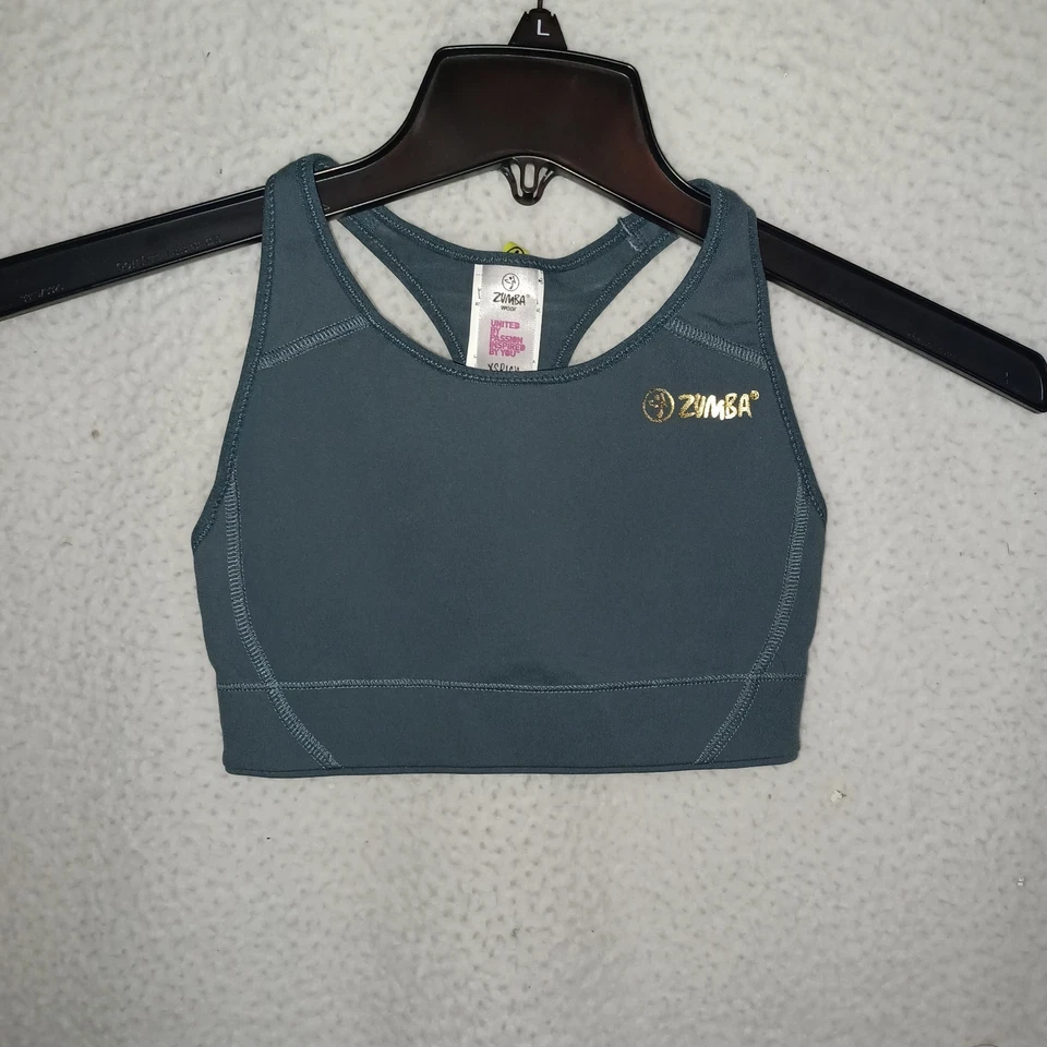 Sujetador deportivo Zumba para mujer talla XS B B azul (ZZ) Foto 1 de 4