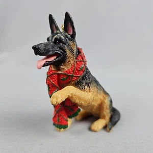 Danbury Mint Santa’s Shepherds Christmas Ornament BEST PAW FORWARD Deutscher Hund - Bild 1 von 7