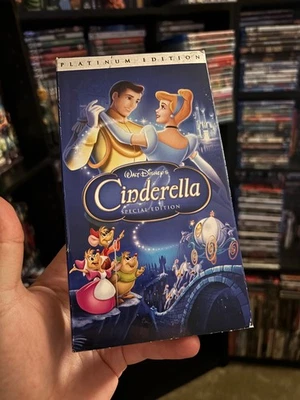 CINDERELLA: WALT DISNEY PLATINUM /SPECIAL EDITION VHS slipcase not clamshell  Foto 1 de 3
