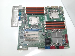 Carte mère serveur ASUS Z8PE-D12 2x Xeon E5620 2,40 GHz DDR3 avec I/O Shield - Photo 1/6