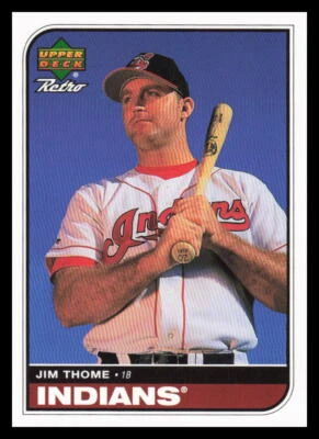 1998 Upper Deck Retro  #31 Jim Thome  Cleveland Indians - Image 1 of 2