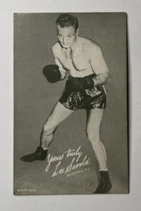 Vintage BOXER BOXING sports Penny Arcade Card LEE SAVOLD - Picture 1 of 2