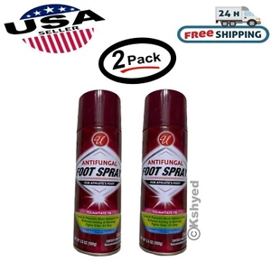 Antifungal Foot Powder Spray For Athlete's Foot Tolnaftate 1%, 3.50 oz (2 Pack) - Picture 1 of 4