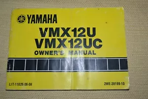 Yamaha VMAX VMX12U VMX12UC Owners Manual Wiring Diagram LIT-11626-06-08 - Picture 1 of 2