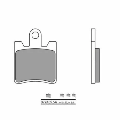 Plaquettes frein moto avant BREMBO 07YA09SA Yamaha FJR 1300 de 2006 à 2021 - Photo 1/2