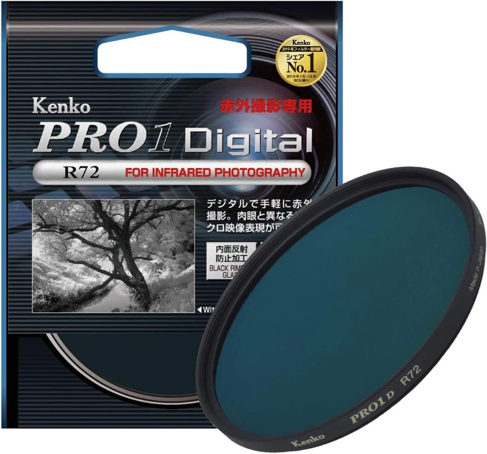 Kenko Pro1 Digital Multi Coated R72 Camera Lens Filter for Infrared Photography - Image 1 of 4