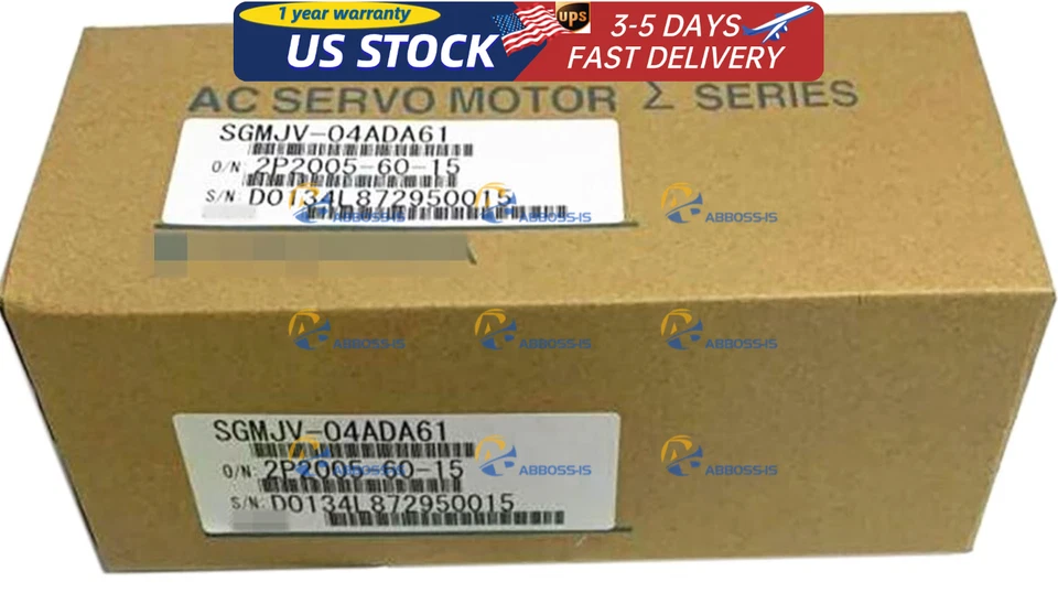 NEW YASKAWA SGMJV-04ADA61 SGMJV04ADA61 Servo Motor FAST SHIPPING - Image 1 of 1