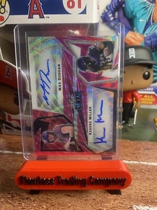 2023 Leaf Metal Draft Football #DA-18 Dual Auto Max Duggan/Kendre Miller #/4 - Picture 1 of 2